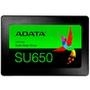 SSD Adata SU650, 512GB, SATA, Leitura: 520MB/s e Gravação: 450MB/s, Preto - ASU650SS-512GT-R A unidade de estado sólido (SSD) Ultimate SU650 implement