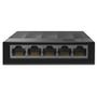 Switch Gigabit de Mesa TP-Link 5 Portas 10/100/1000Mbps - LS1005G Os switches não gerenciáveis da série TP-Link LiteWave oferecem uma maneira fácil e 